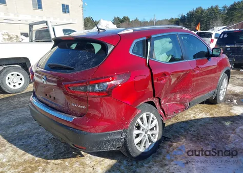 2022 Nissan Rogue Sport Sv Awd Xtronic Cvt from USA, damaged, VIN JN1BJ1BW7NW488433